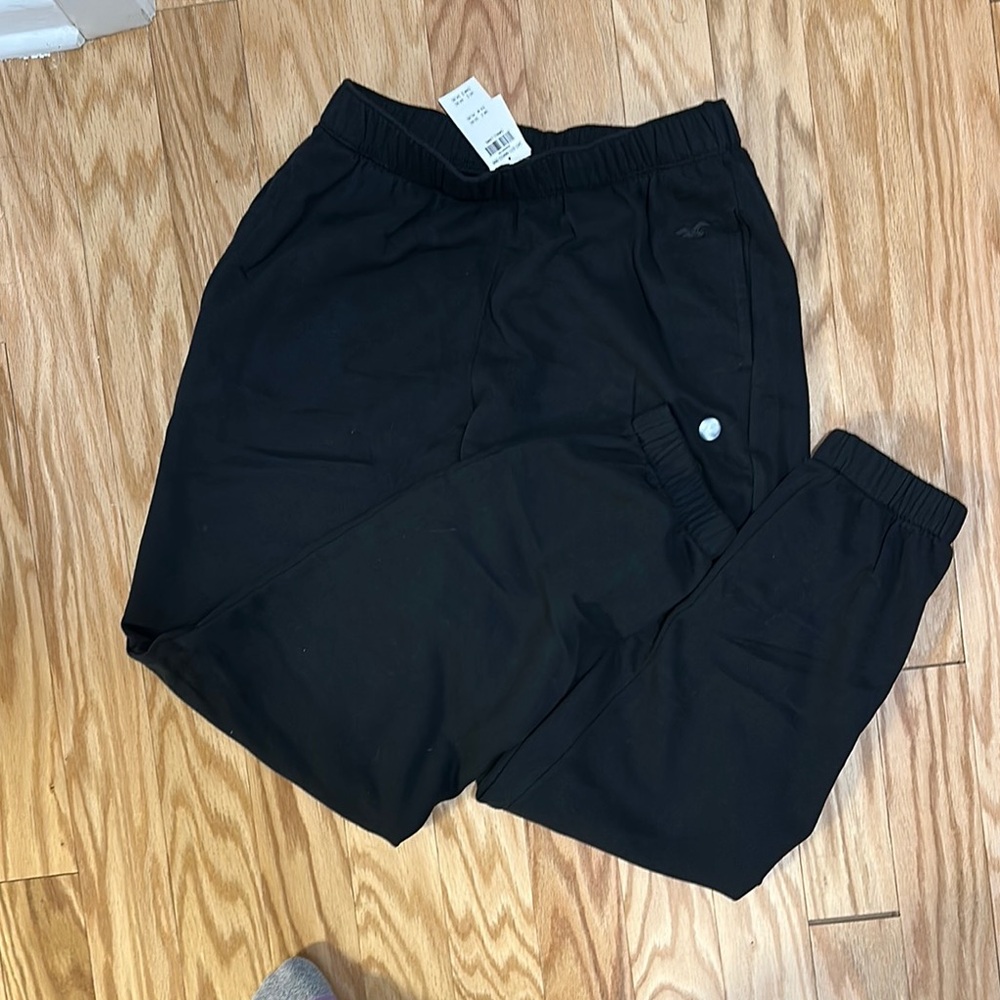 Hollister Black Joggers Relaxed Fit Sweatpants
